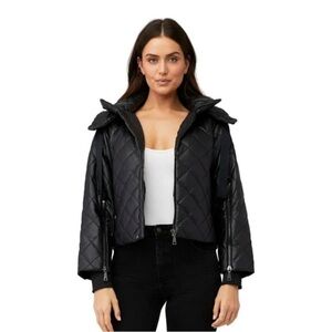 NWT - Steve Madden Faux Leather Quilted Jacket